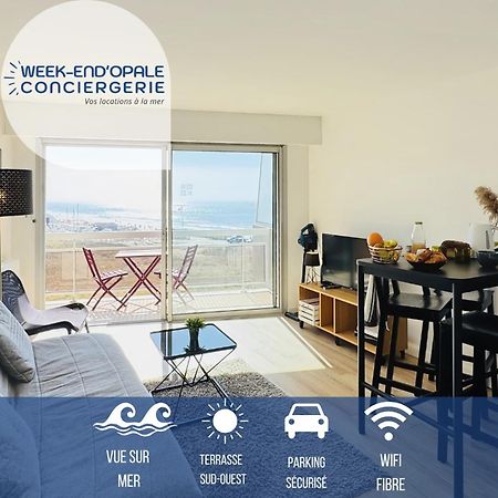 Appartement Vue Mer Au Pied De La Plage De Merlimont-Plage Exterior foto