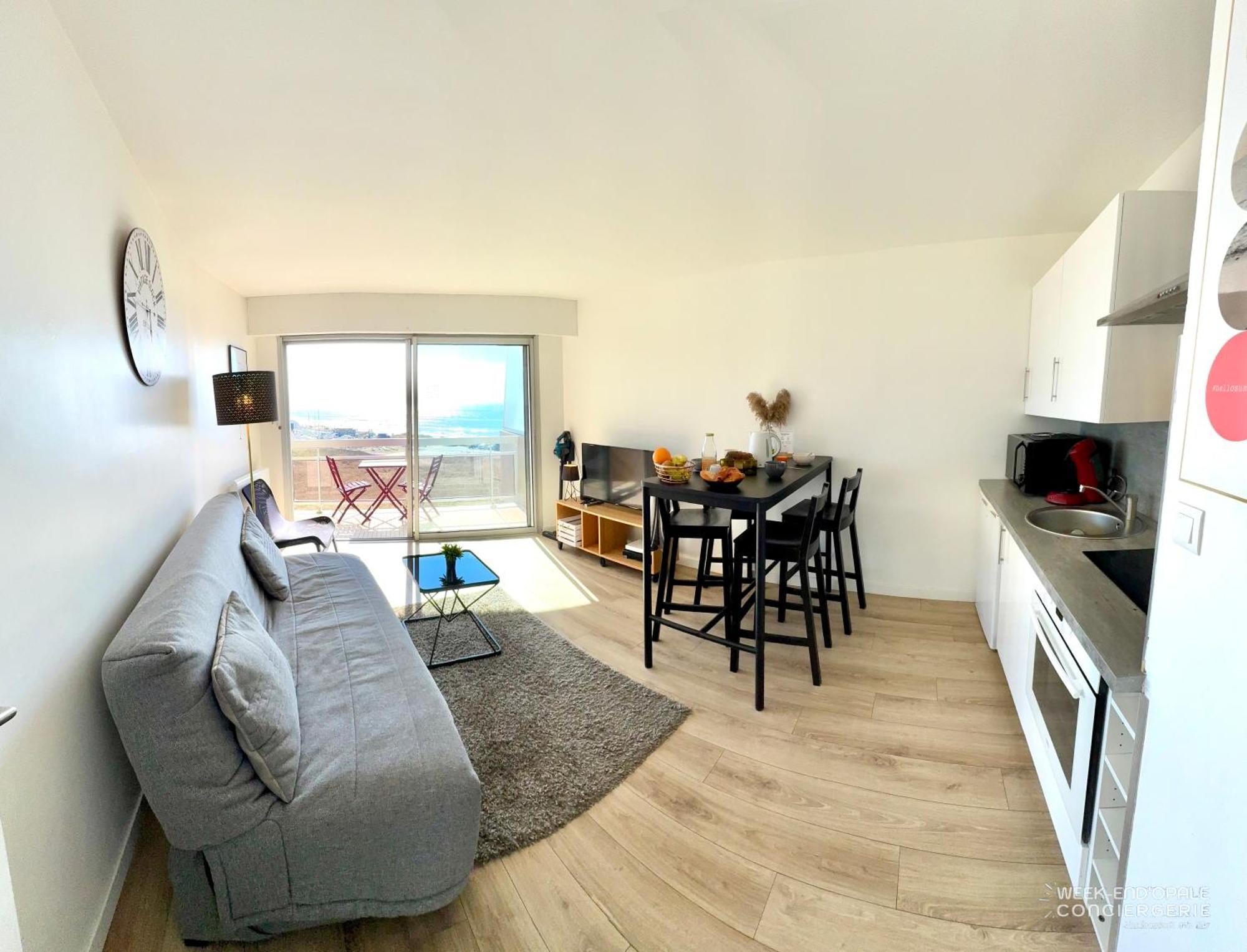 Appartement Vue Mer Au Pied De La Plage De Merlimont-Plage Exterior foto