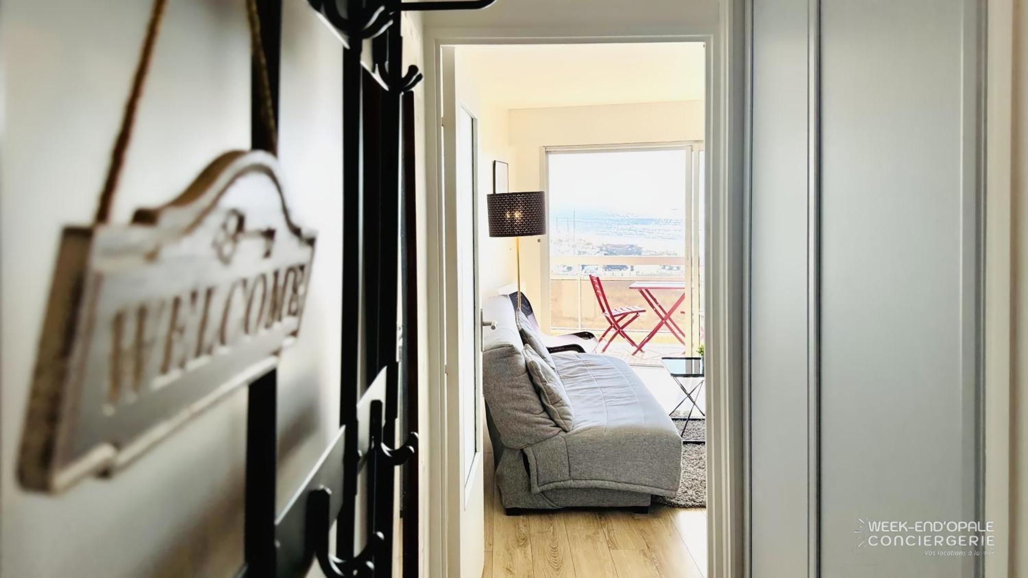 Appartement Vue Mer Au Pied De La Plage De Merlimont-Plage Exterior foto